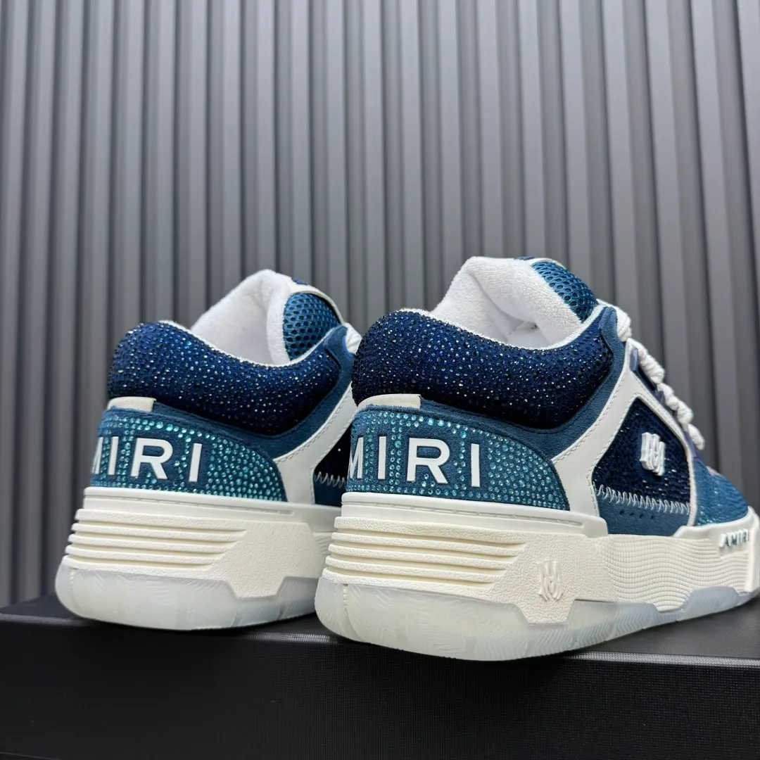 Men's shoes 💰760💰 AMIRI AMIRI fashion brand hot sale 🔥 Available all year round, couples 💑 Official website synchronization Imported fabrics 1⃣️ vs 1⃣️ replica, original factory special original sole, 35-45 (45. non-refundable)